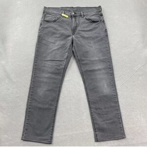 Mott & Bow Mens Slim Fit Stretch Jeans 33x27 Gray Denim Pants